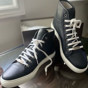 Mens Gucci High-top Leather. Brand new sneakers size 9 1/2